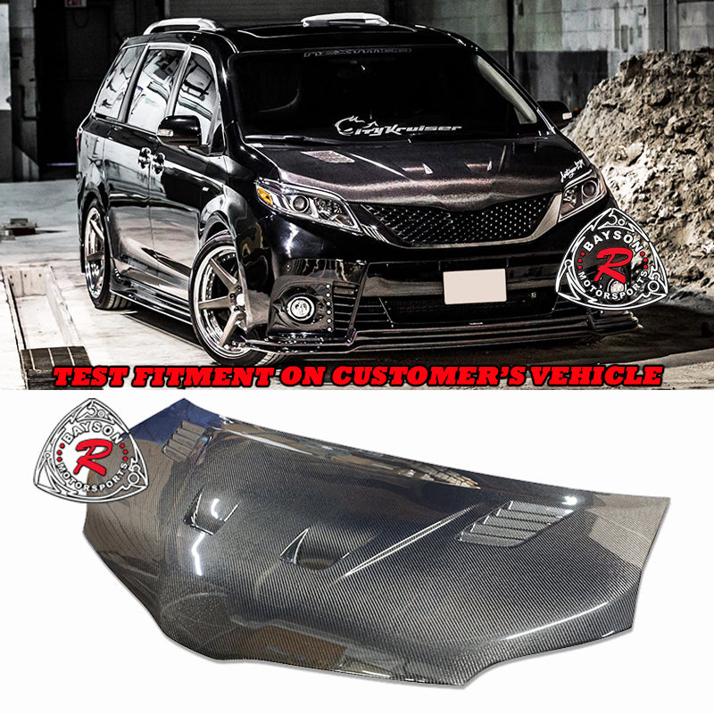 CityKruiser (Carbon Fiber) Hood For 2011-2020 Toyota Sienna