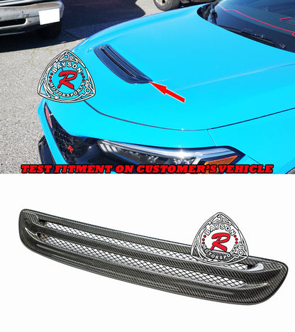 OE Style (Carbon Fiber) Hood Vent For 2023-2026 Honda Civic Type R (FL5)
