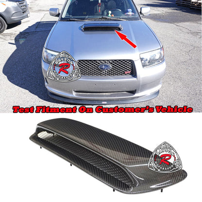 ST Style (Carbon Fiber) Hood Scoop For 2004-2008 Subaru Forester XT