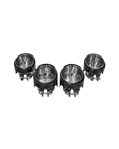 IRL G8X 4.5” M2 M3 M4 OEM Replacement Tips Slant Cut
