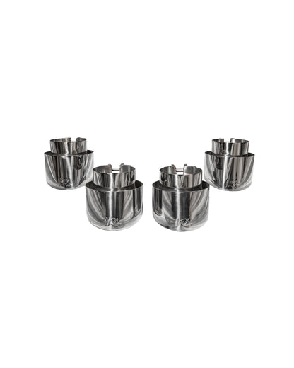 IRL G8X 4.5” M2 M3 M4 OEM Replacement Tips Slant Cut