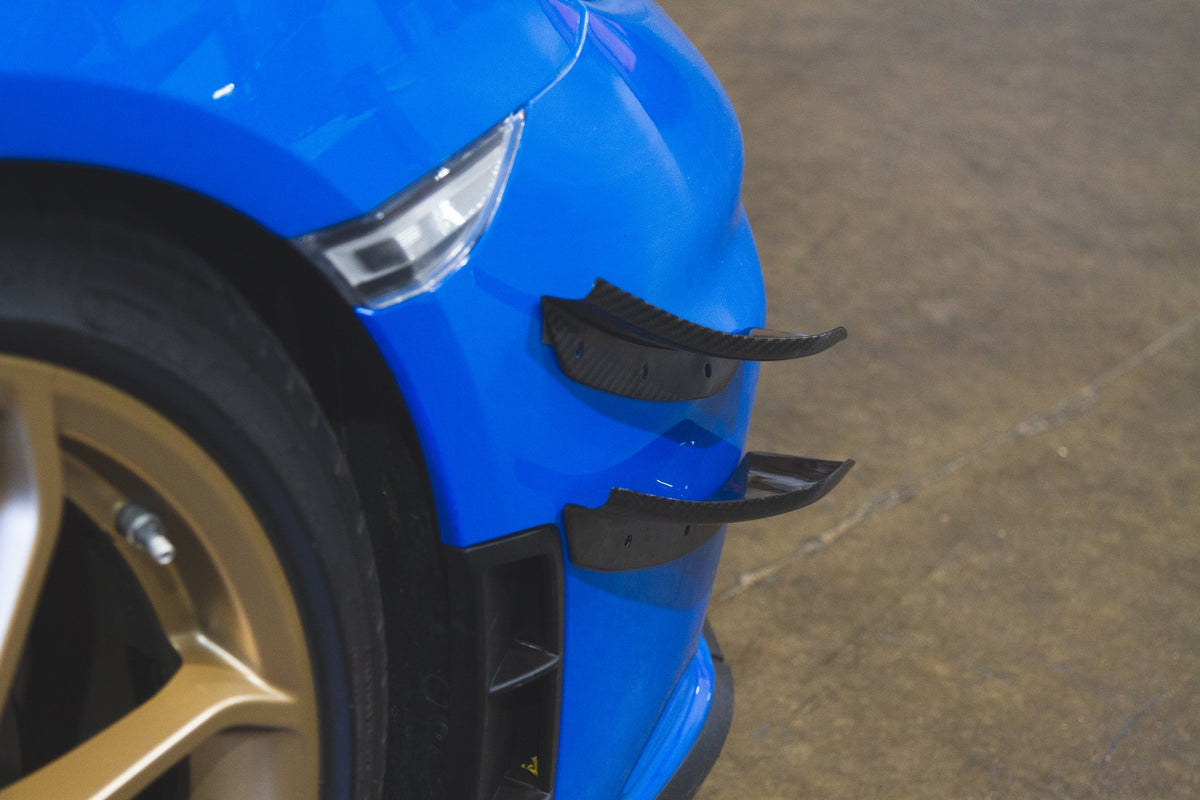 Carbon Fiber Canards - Porsche 718 Cayman GT4
