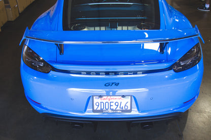 Carbon Fiber Gurney Flap - Porsche 718 Cayman GT4