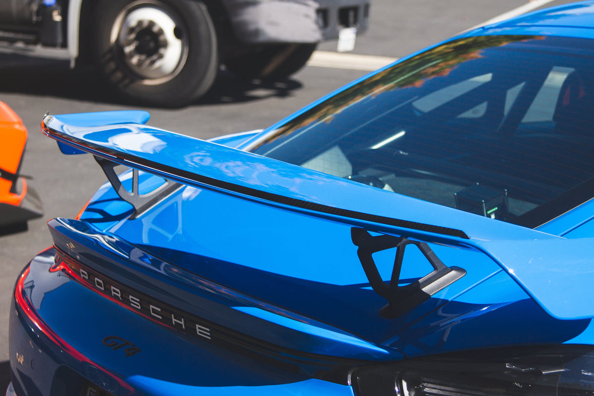 Carbon Fiber Gurney Flap - Porsche 718 Cayman GT4