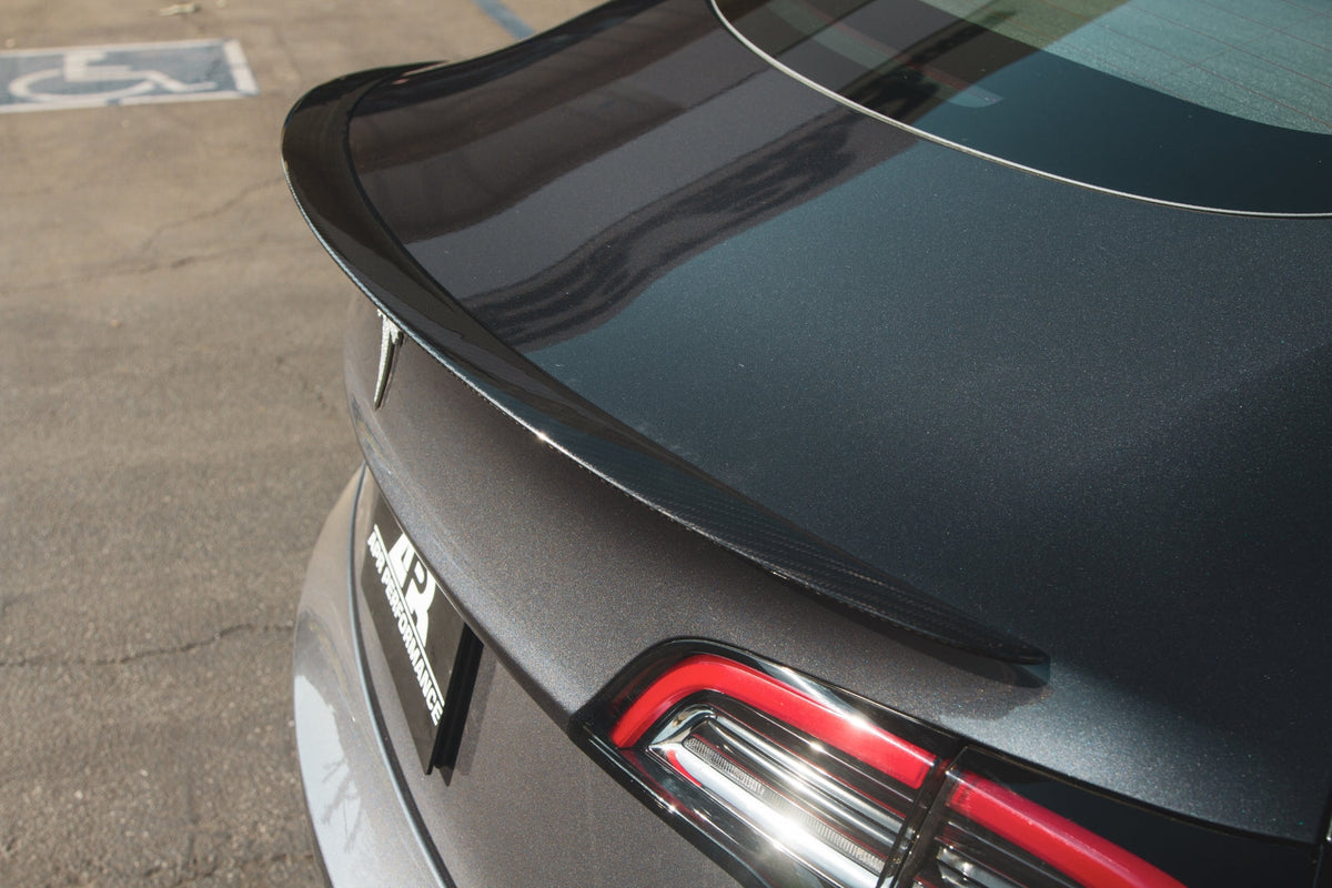 Carbon Fiber Rear Deck Spoiler - Tesla Model 3 2017 - 2023