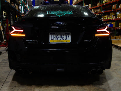 OLM Y-Spec LED Taillights (Clear Lens  White Optic) - 2015-2021 WRX / STI