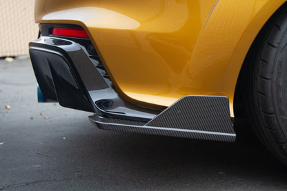 Carbon Fiber Rear Bumper Skirts - Acura DE5 Integra Type S