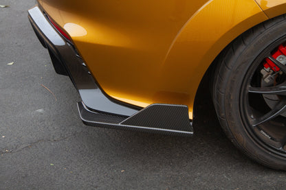 Carbon Fiber Rear Bumper Skirts - Acura DE5 Integra Type S
