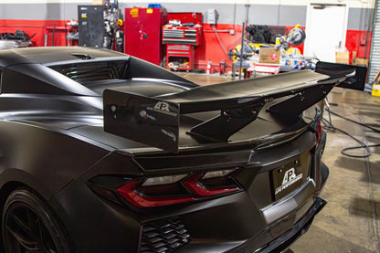GTC-500 Carbon Fiber Adjustable Wing - Chevrolet Corvette C8 Convertible