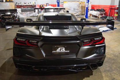 GTC-500 Carbon Fiber Adjustable Wing - Chevrolet Corvette C8 Convertible
