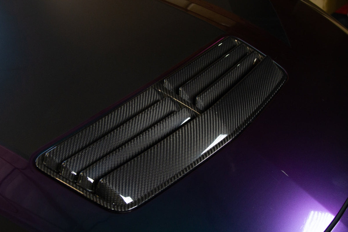Carbon Fiber Hood Vent - Ford Mustang S650 2024 - Current