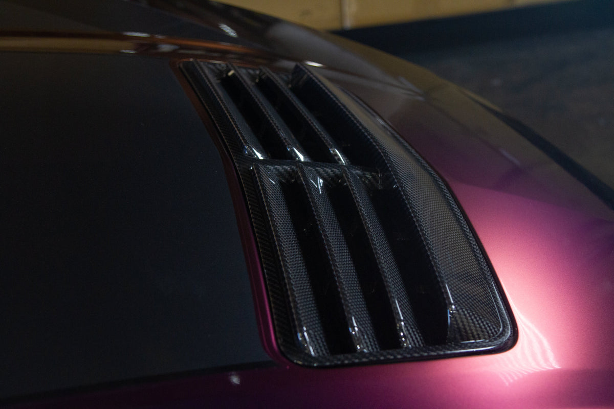 Carbon Fiber Hood Vent - Ford Mustang S650 2024 - Current