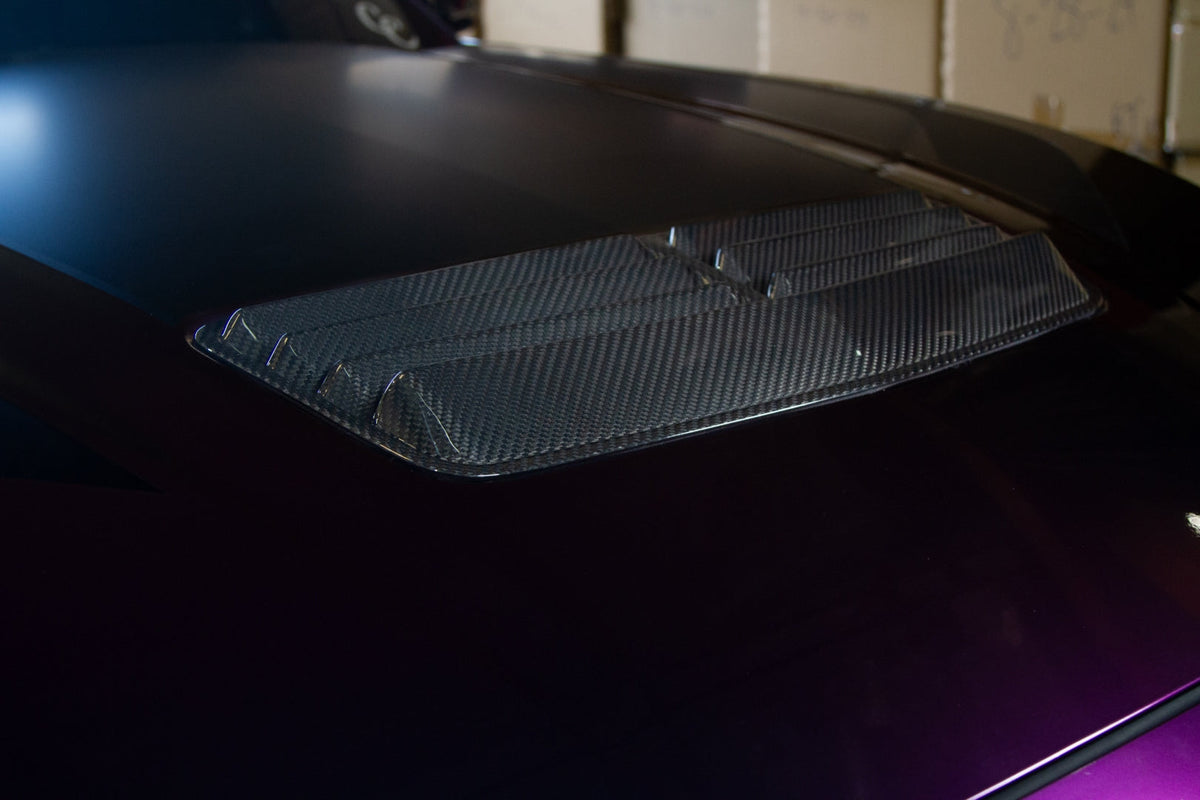 Carbon Fiber Hood Vent - Ford Mustang S650 2024 - Current