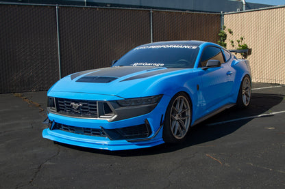 Carbon Fiber Front Bumper Canards - Ford Mustang S650 Dark Horse 2024 - Current (does not fit GT Bumper)