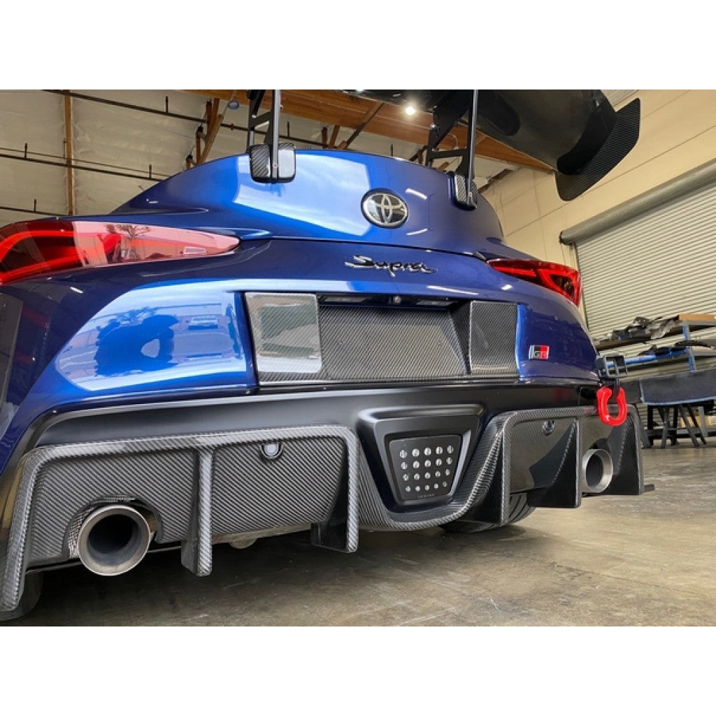 Toyota Supra A90/91 Carbon Fiber Rear Diffuser 2020-2023