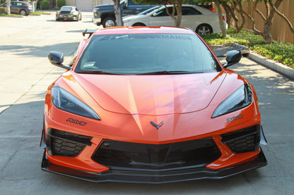 Chevrolet Corvette C8 Stingray Carbon Fiber Front Splitter, Airdam, Lip