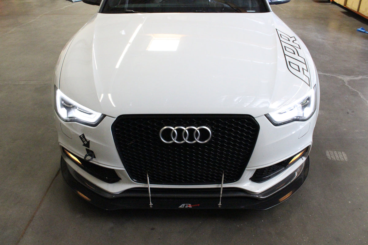 Carbon Fiber Front Wind Splitter - Audi S5 2008-2012 (Stock Bumper)