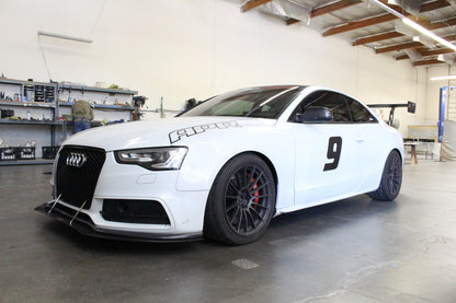 Carbon Fiber Front Wind Splitter - Audi S5 2008-2012 (Stock Bumper)