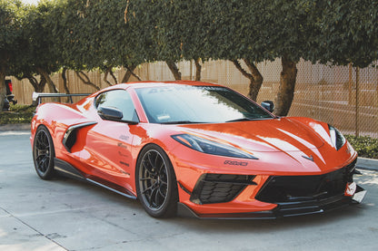 Chevrolet Corvette C8 Stingray Carbon Fiber Front Splitter, Airdam, Lip