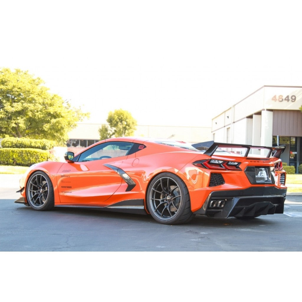 Chevrolet Corvette C8 Stingray Carbon Fiber Rear High Wing