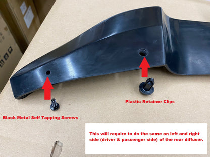 A Style Rear Diffuser For 2022-2026 Subaru BRZ