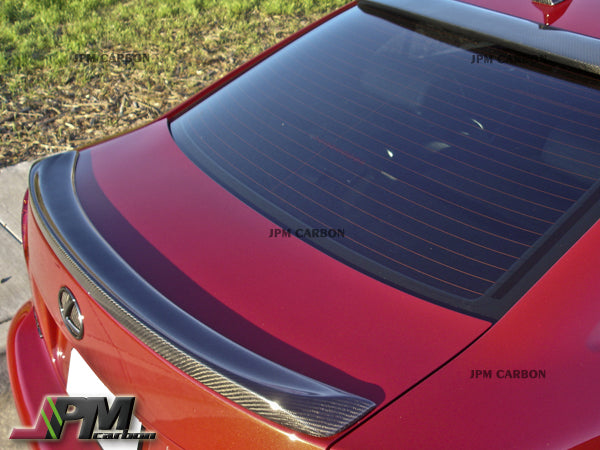 F Style Carbon Fiber Trunk Spoiler Fits For 2006-2013 Lexus IS250 IS350 ISF Sedan Only