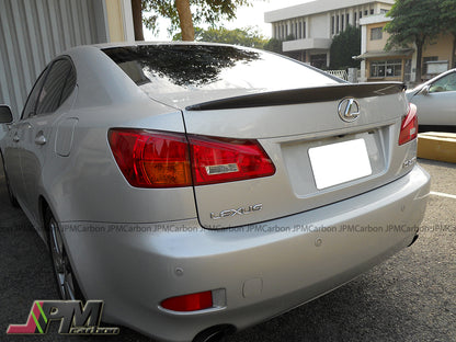 OEM Style Carbon Fiber Trunk Spoiler Fits For 2006-2013 Lexus IS250 IS350 ISF Sedan Only