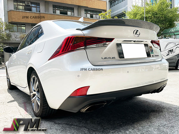 A Style Carbon Fiber Trunk Spoiler Fits For 2014-2020 Lexus IS Models Only