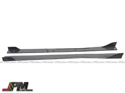 [JPMCarbon] AT Style Carbon Fiber Side Skirt Add-on Lips Fits For 2021-2025 Lexus IS300h IS350 with F-Sport Package Only