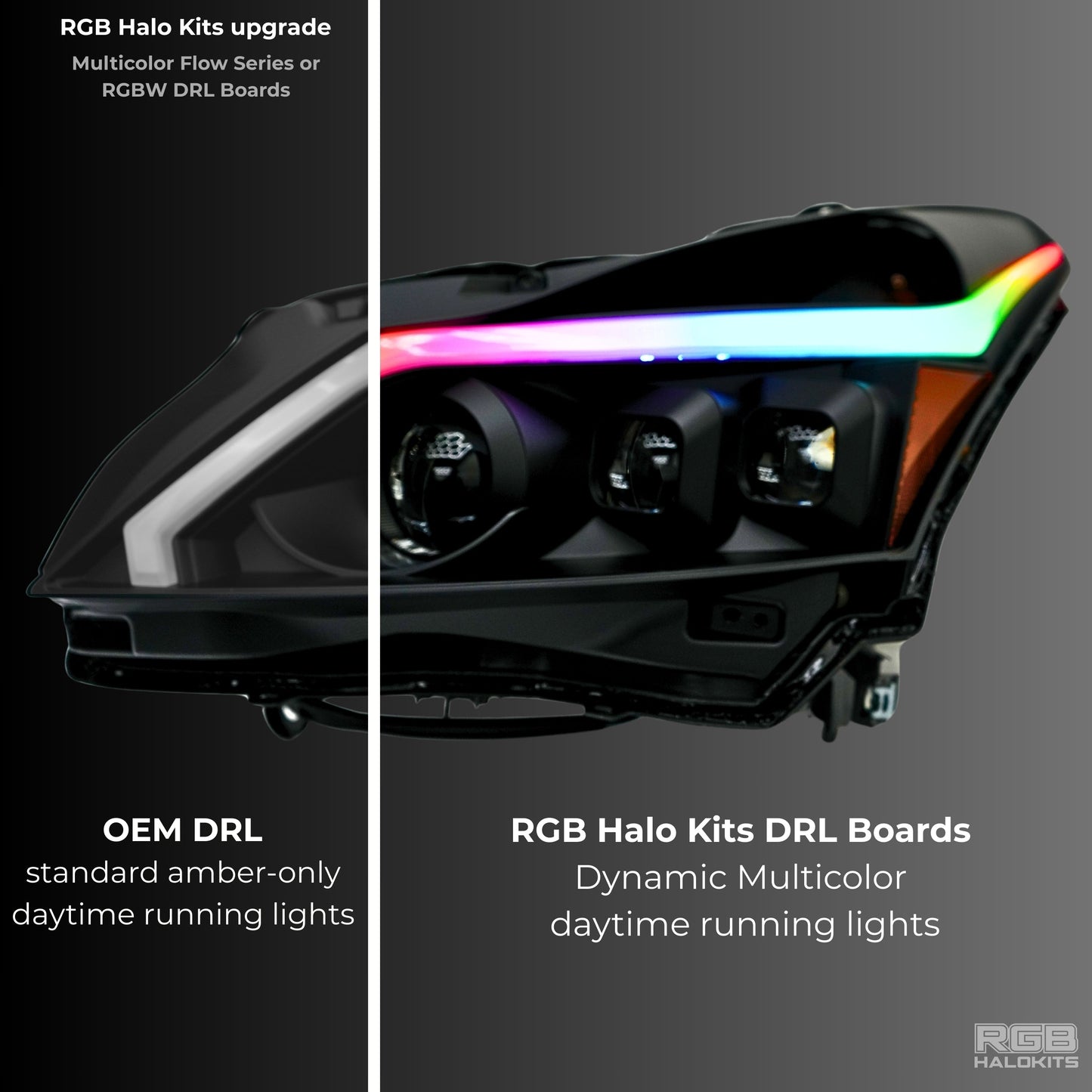 Infiniti G37 Multicolor DRL Boards (for 2010-2013 Spyder Headlights)