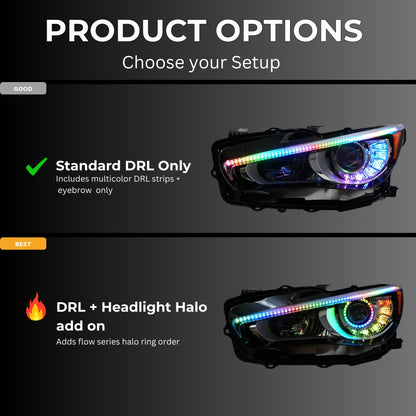 Infiniti Q50 Multicolor Flow DRL Boards (2014-2024)