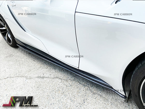 [JPMCarbon] MX2 Style Carbon Fiber Front Lip + Side Skirts + Rear Splitter Fits For 2019-2026 Toyota GR Supra A90 A91 Only