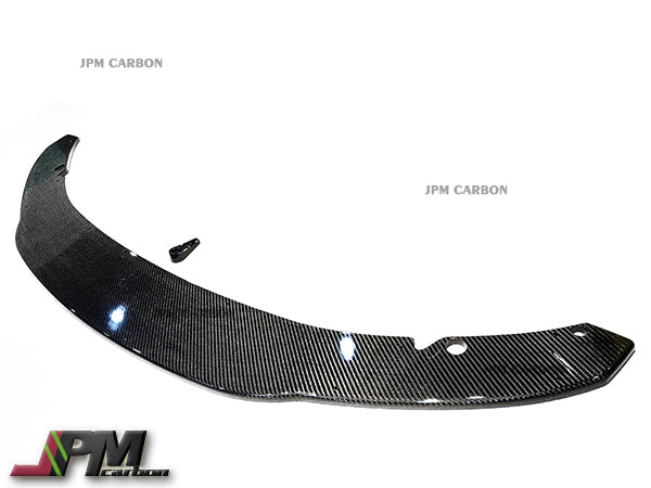 Universal Style Carbon Fiber Front Bumper Add-on Lip Fits For 2011-2016 BMW F10 5-Series with M-Sport Package Only