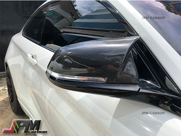M Style Carbon Fiber Replacement Mirror Covers Fits For BMW F20 F21 F22 F30 F32 F33 F36