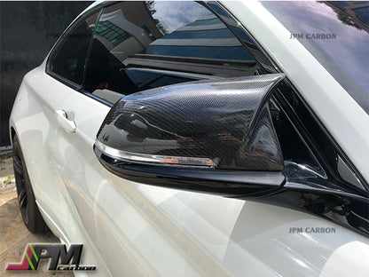 M Style Carbon Fiber Replacement Mirror Covers Fits For BMW F20 F21 F22 F30 F32 F33 F36