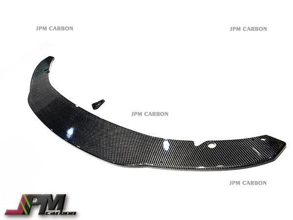 Universal Style Carbon Fiber Front Bumper Add-on Lip Fits For 2015-2020 BMW F80 M3 / F82 M4 Only