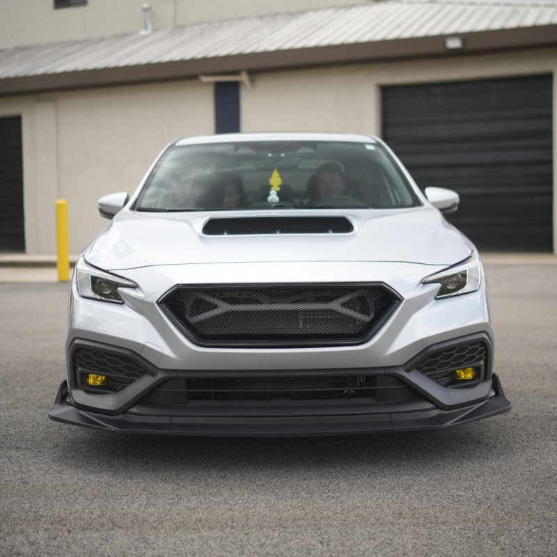 JDMuscle [22-25 WRX] Oversized Hood Scoop V1 - Gloss Black / Paint Matched / Carbon Fiber - Bulge Style