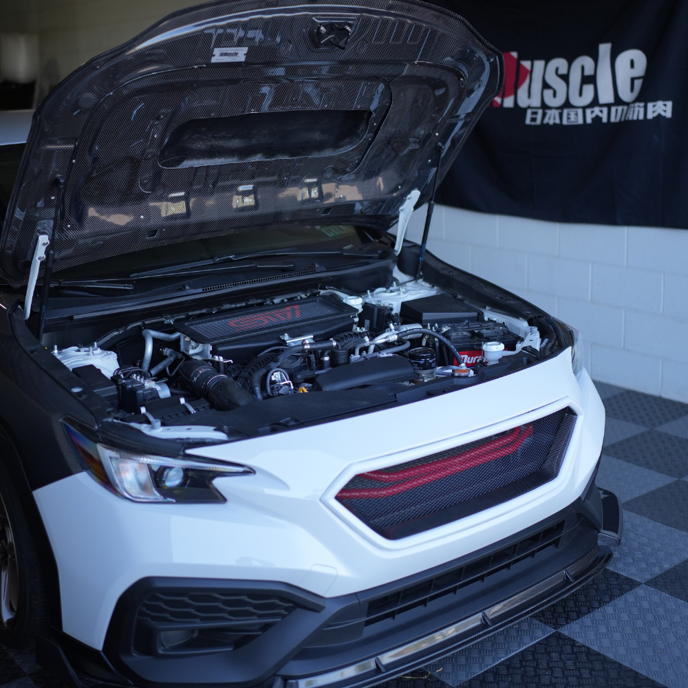 JDMuscle [22-25 WRX] Carbon Fiber Hood V1