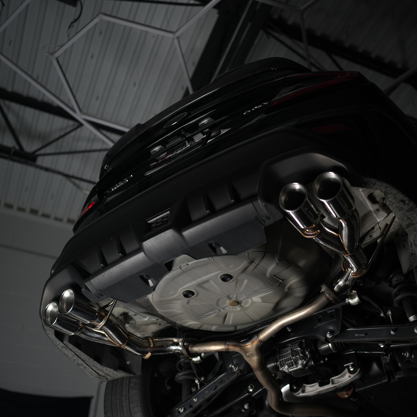 JDMuscle 22-25 WRX VB 4" Quad Exit Axle Back Muffler Delete Exhaust