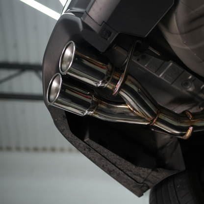 JDMuscle 22-25 WRX VB 4" Quad Exit Axle Back Muffler Delete Exhaust