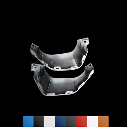 JDMuscle [22-25 WRX] Paint Matched Exhaust Finisher Trim Replacements