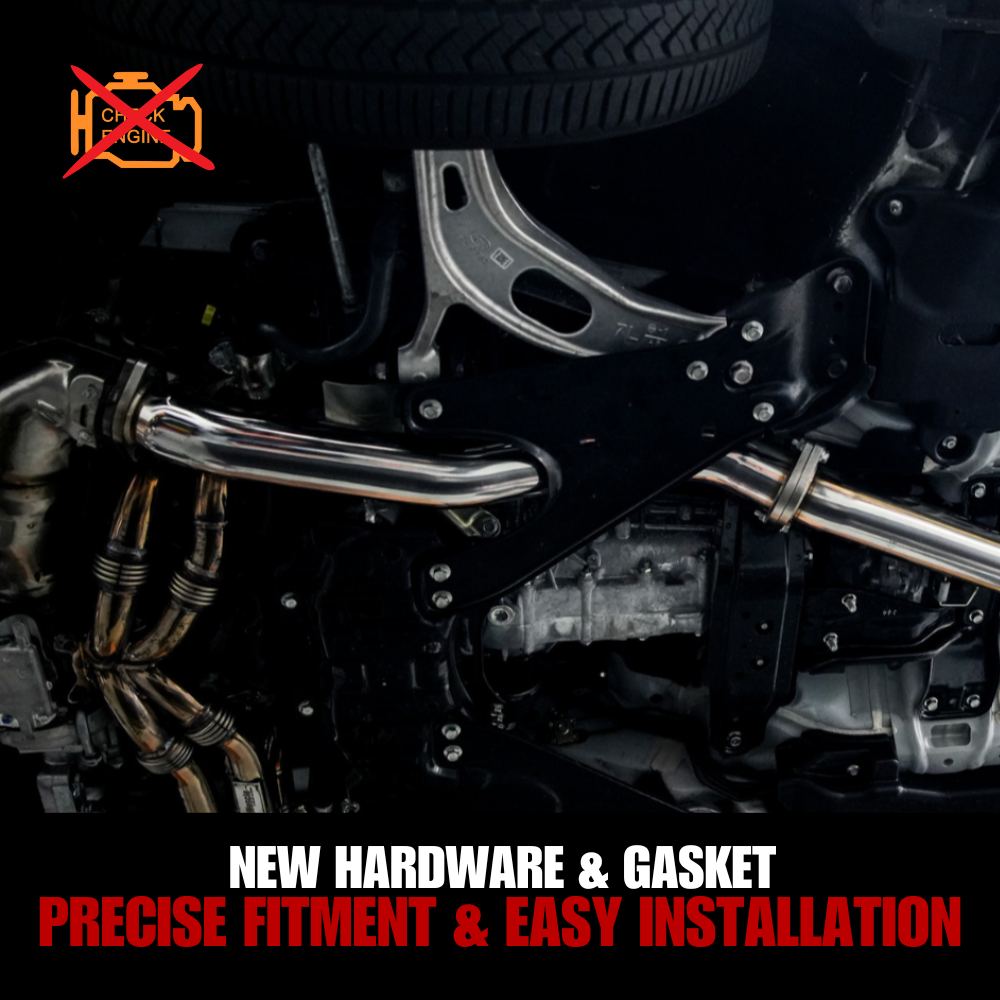 JDMuscle [22-25 WRX MT] 3" Performance Intermediate Pipe / Front Pipe / Lower Downpipe