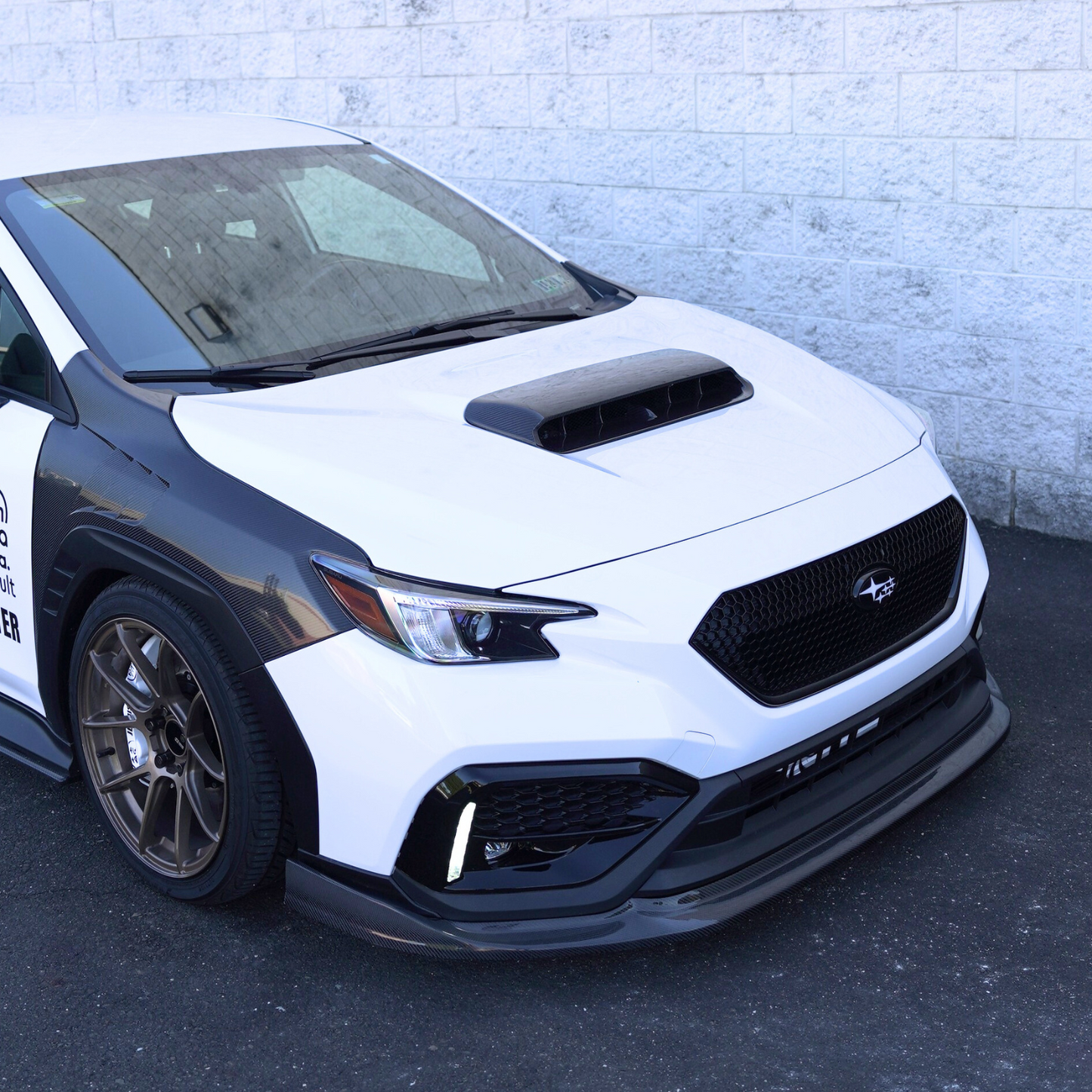 JDMuscle [22-25 WRX] Carbon Fiber CS Style Front Lip | JDM-WRX22-FL-CS#CF