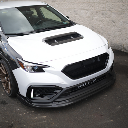 JDMuscle [22-25 WRX] Carbon Fiber Hood Scoop - A1 Style