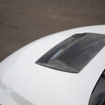 JDMuscle [22-25 WRX] Carbon Fiber Hood Scoop - Rally Style