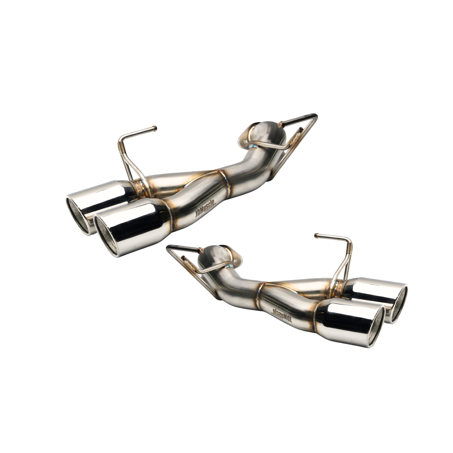 JDMuscle 22-25 WRX VB 4" Quad Exit Axle Back Muffler Delete Exhaust