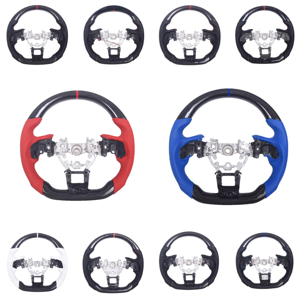 JDMuscle [22-25 WRX] Carbon-Pro Series Steering Wheel compatible w/ MT & CVT