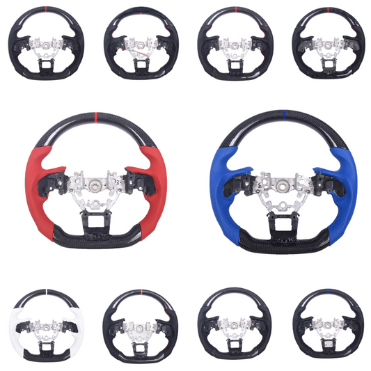 JDMuscle [22-25 WRX] Carbon-Pro Series Steering Wheel compatible w/ MT & CVT