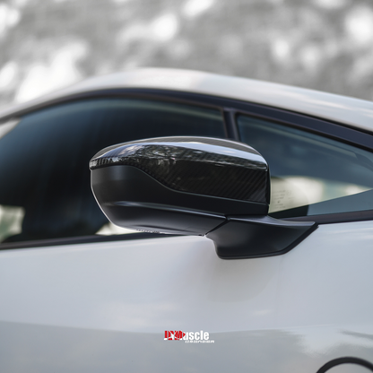 JDMuscle [22-25 WRX] Carbon Fiber Side Mirror Covers