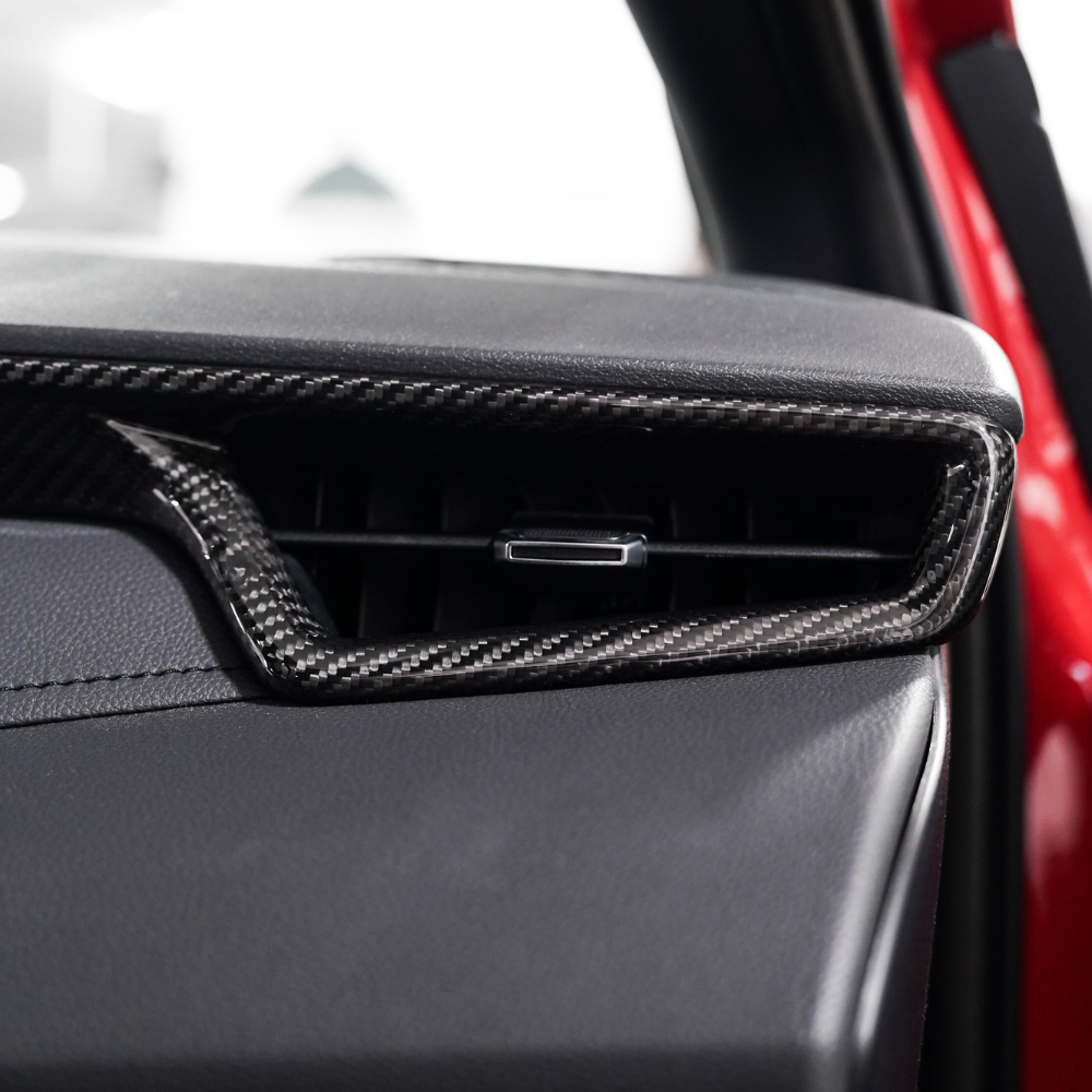 JDMuscle [23-24 Toyota GR Corolla] Carbon Fiber AC Vent Covers (2PCS)